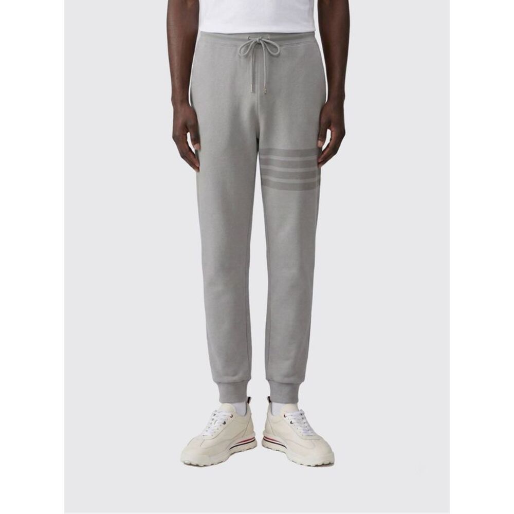 Thom Browne Men 4-Bar Cotton Jogging Pants Thom Browne